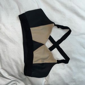 Black and Tan sports bra by Sivan